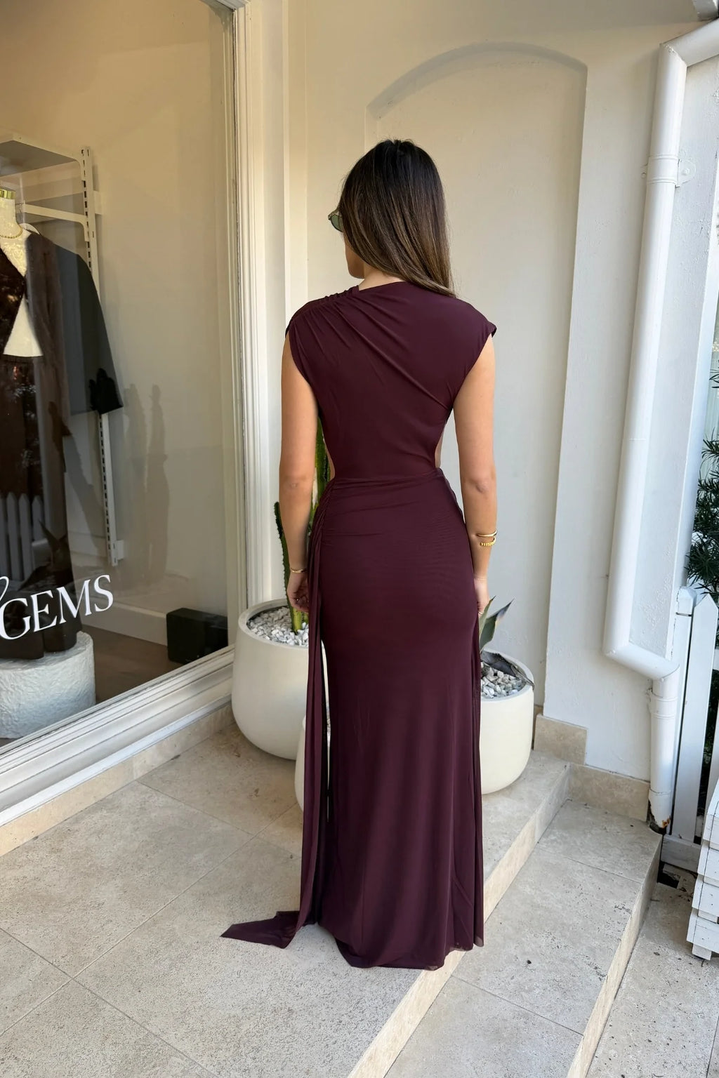 Odea Maxi Dress - Plum