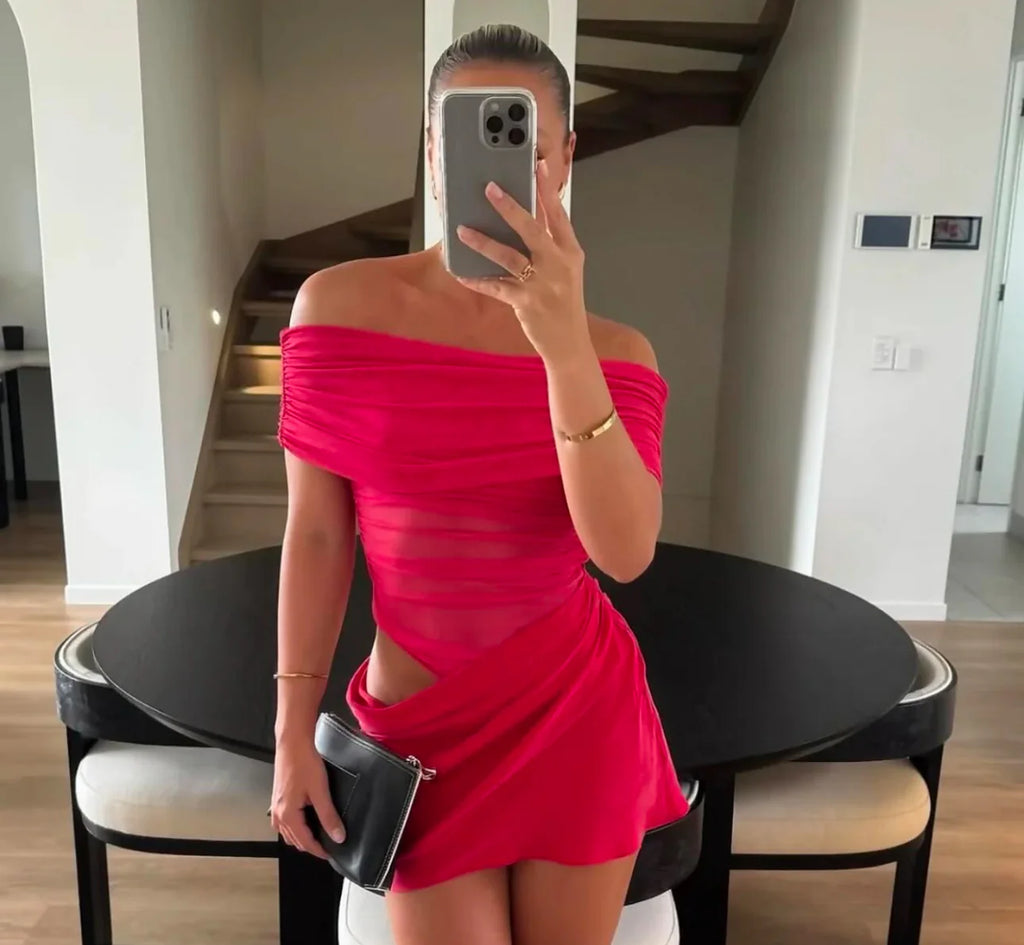 Nico Mini Dress - Watermelon