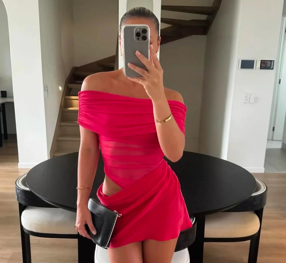Nico Mini Dress - Watermelon