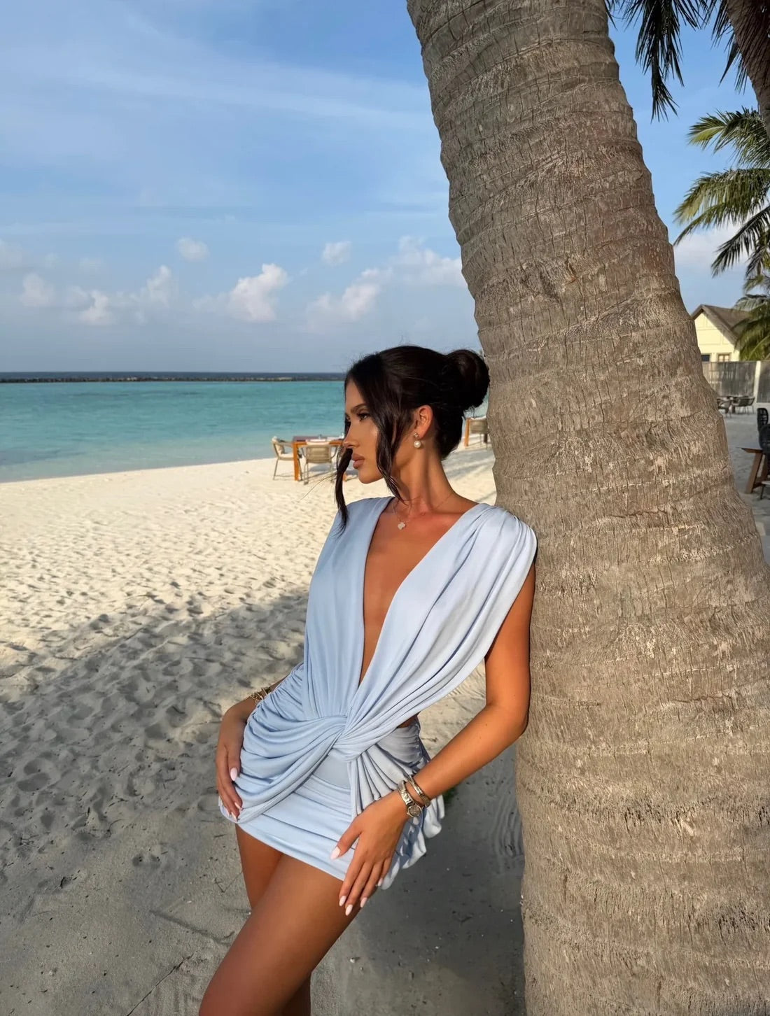 Lilou Mini Dress - Blue