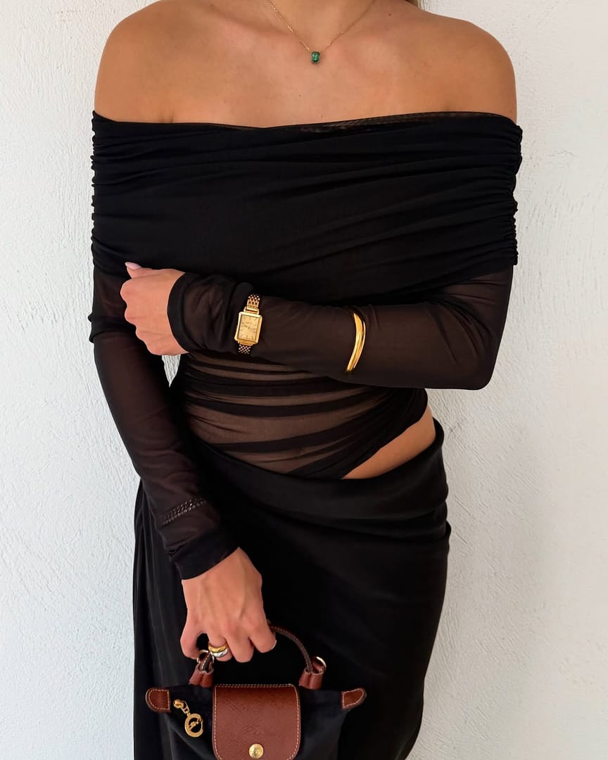 Yasmin Maxi Dress - Black