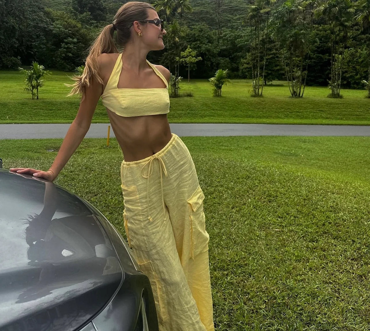 Hazel Crop & Pant Set