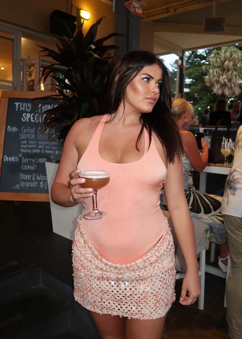 Ariel Mini Dress - Aperol