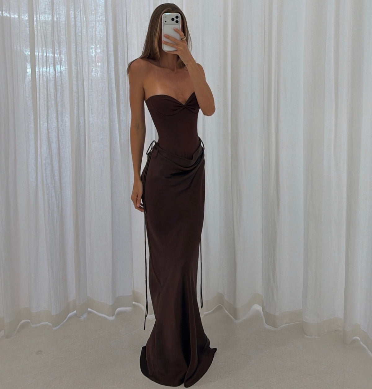 Evelyn Maxi Skirt - Espresso