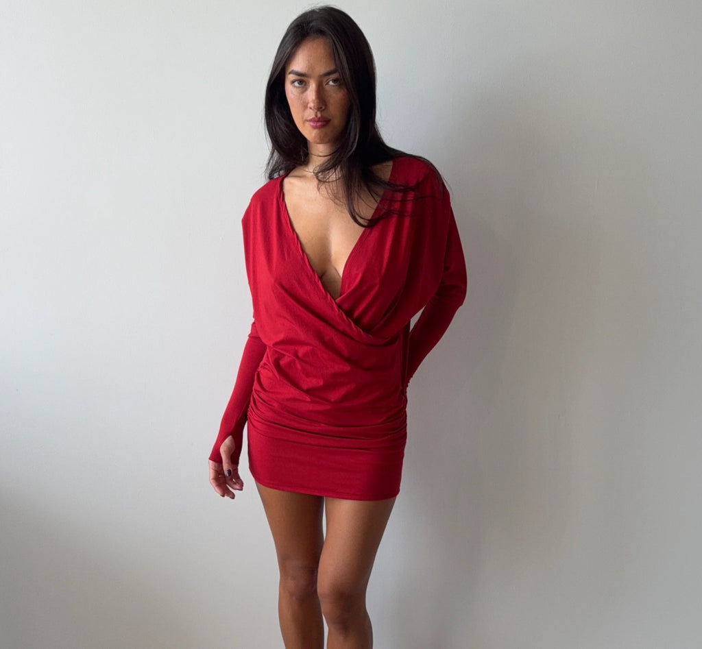 Zaya Mini Dress - Red