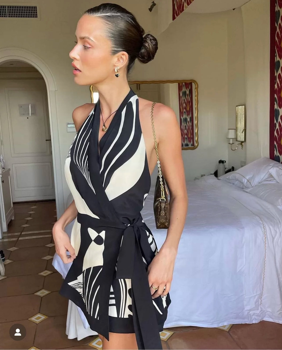 Realisme Wrap Halter Dress