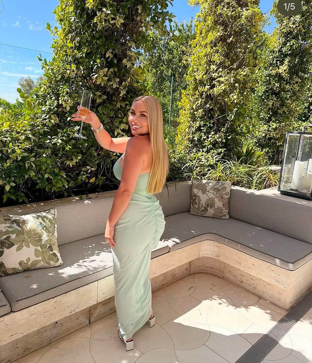 Jade Maxi Dress - Aquamarine