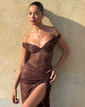 Aubrey Dress - Brown