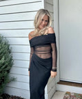 Yasmin Maxi Dress - Black